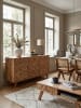 KADIMA DESIGN Sideboard Flurkommode | Akazie, 140x78,5x40cm, 3+2 Türen, Rewa