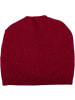 styleBREAKER Feinstrick Beanie Mütze in Bordeaux-Rot