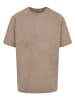 Merchcode Merchcode Herren Love Yourself First Acid Washed Heavy Oversize Tee in darkkhaki