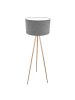 näve Stehleuchte "ARDITA" in grau - (L)61.6 cm x (B)61.6 cm x (H)152 cm