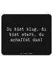 Mr. & Mrs. Panda Mousepad Spruch Erster Schultag Motivation mit ... in Schwarz