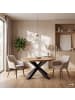 home24 Armlehnenstuhl AELHA 2er Set in Beige