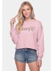 IZIA Women Sweatshirt in Light Rose