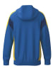 erima Kinder Trainingsjacke mit Kapuze in new royal/gelb