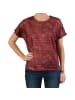 Desigual T-Shirt „Stripes Ethnic“ Ruby Wine