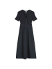 Marc O'Polo Geripptes Jerseykleid fitted in Dark Navy