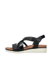 rieker Sandale Sandalette in schwarz