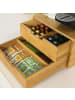 SoBuy Kaffeekapsel Box in Natur - (B)30 x (H)18 x (T)31cm