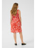 Kaffe Kleid KAthora Regular fit in Red/Chalk/Red Petit Fleur