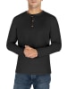 normani 2er Set Herren Langarm Shirts aus Bio-Baumwolle Neuville in Schwarz