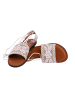 FOR TIME Flache Sandalen Arcadia in Beige