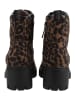 DOCKERS Stiefelette in Schwarz/Braun