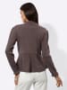 creation L Modal-Mix-Strickjacke in dunkeltaupe