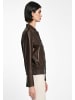 FADENMEISTER BERLIN Blousonjacke Leather in MOKKA