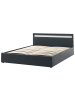 Beliani Doppelbett ARMELLE in Schwarz - (W) 188 x (H) 83 x (L) 216 cm