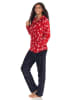 NORMANN Hausanzug Coralfleece - 51029 in rot
