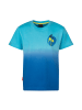 Trollkids Funktionsshirt Yttersand in pool blue