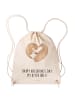 Mr. & Mrs. Panda wander rucksack Otter Valentine mit Spruch in Creme