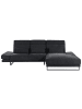 Beliani Ecksofa IKAST in Schwarz - (W) 320 x (H) 105 x (L) 214 cm linksseitig