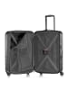 Pack Easy Flow 4 Rollen Trolley M 66 cm mit Dehnfalte schwarz
