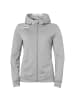 Kempa Kapuzenjacke PLAYER WOMEN in dark grau melange