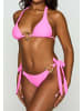 Moda Minx Bikinihose Irregular Hoop Tie in Barbie Pink