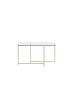 ebuy24 Couchtisch Hybrid Glas 80 x 80 cm