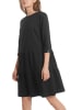 MARC CAIN Jerseykleid mit Stufenvolants in Schwarz