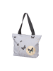 Goebel Shopper " Joanna Charlotte - Grey Butterflies " in Grau