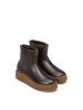 Marc O'Polo Zipper-Boot Model Bianca in dark earth