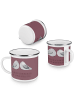 Mr. & Mrs. Panda Tasse Emaille 9. Hochzeitstag Keramikhochzeit m... in Kaffa Coffee