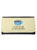 Mr. & Mrs. Panda Frauen Portemonnaie Kaffee Tasse mit Spruch in Gelb Pastell
