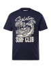Men Plus Kurzarm T-Shirt in marine