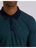 Pierre Cardin Langarm-Poloshirt in Mediterranea