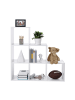 VASAGLE Bücherregal Custos in Weiß - (B)97.5 x (H)97.5 x (T)29 cm