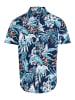 Threadbare Hawaiihemd THBTropical in blau-schwarz