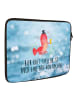 Mr. & Mrs. Panda Notebook Tasche Hummer Weizen mit Spruch in OZeichenanblue