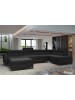 MF Design Joseppe Recamiere Rechts in Schwarz -  (L) 200 x (B) 360 x (H) 92 cm
