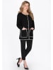 usha BLACK LABEL Women Cardigan in black offwhite