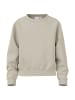 name it Weicher Velours Longsleeve Rundhals Langarmshirt in Sand