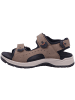rieker Komfort Sandalen für Herren in mittel-braun