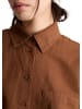 Marc O'Polo DENIM Bluse relaxed in Umbra Brown
