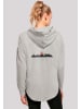 F4NT4STIC Oversized Hoodie Oversize Escape Discover the World Asian Town in grau