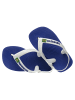 Havaianas Kinder-Flip-Flop mit Gummiband Baby Brasil Logo Blau