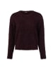 Olsen Strickpullover Cora in aubergine - 0001