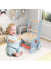 COSTWAY Lauflernwagen Holz in Blau