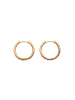 IZIA Women Earrings in Rose Gold Turquoise