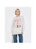 ONLY Sweatshirt in Light Grey Melange