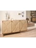 Beliani Sideboard BONDI in Braun - (W) 153 x (H) 81 x (L) 40 cm