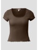 QS T-Shirt  in  8922_dunkelbraun